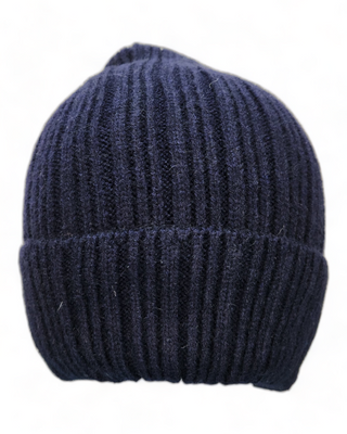 Blue knit hat