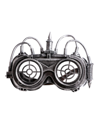 Steampunk Flip Goggles with Wires