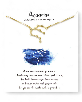 Zodiac Constellation Necklace