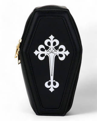 Cross Coffin Crossbody Bag