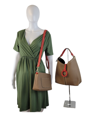 Bucket Bag w/Matching Cosmetic Bag