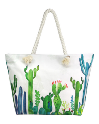 Cactus Beach Bag