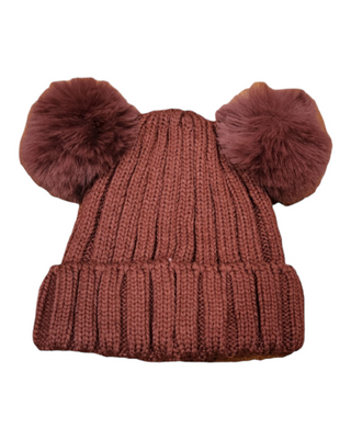 Dual Pom Pom Hat