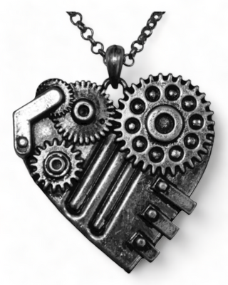 Mechanical Heart Necklace