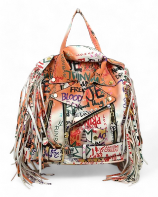 Fringe Moto Chic Backpack