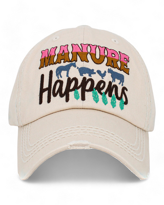 Patch Vintage Baseball Cap (Manure)