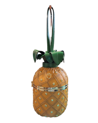 Yellow pineapple shapped crossbody/handbag