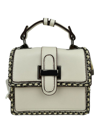 Satchel with Chain Detail