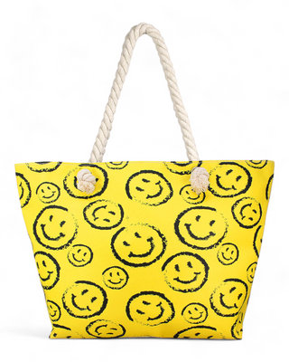 Smiley Face Beach Bag