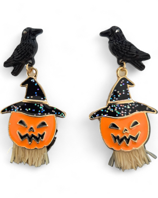 Crow and Jack Earrings