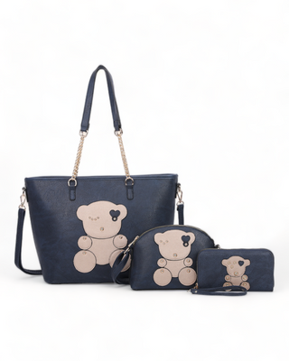 Teddy Bear 3 Bag Set
