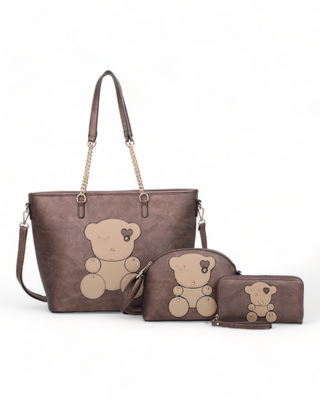 Teddy Bear 3 Bag Set